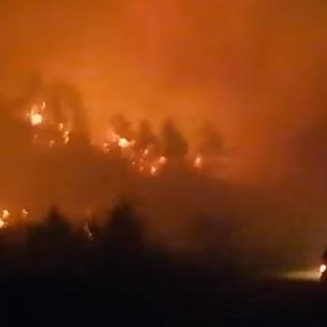 Požar u Lokvi Rogoznici
