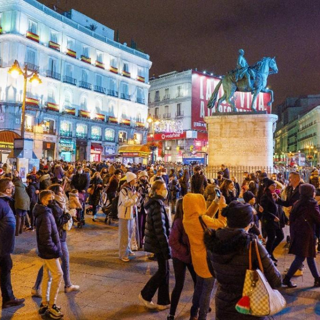 Građani na ulicama Madrida
