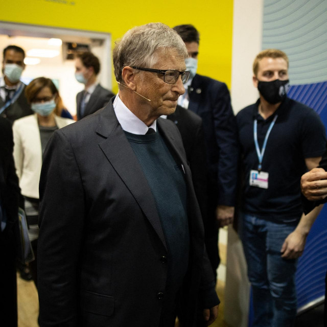 Bill Gates na summitu Cop26 u Glasgowu, 2021.