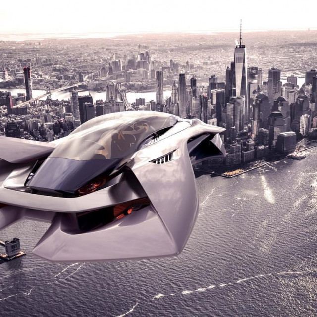 Električni leteći automobil Volar eVTOL
