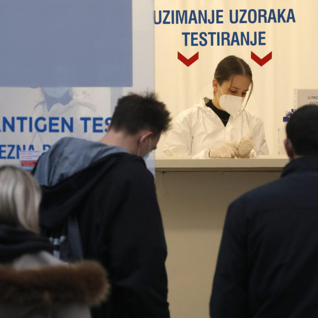 Covid-19 Centar, brzi antigenski test u Praškoj 10 u Zagrebu
