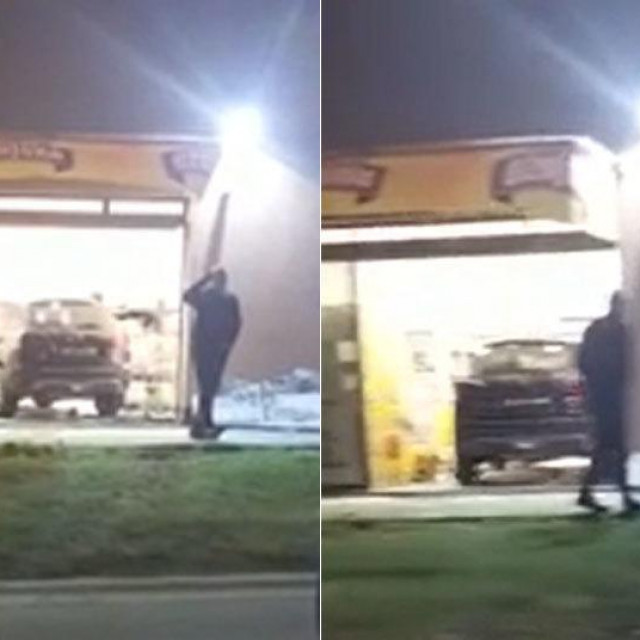 Razbijeni izlog dućana
