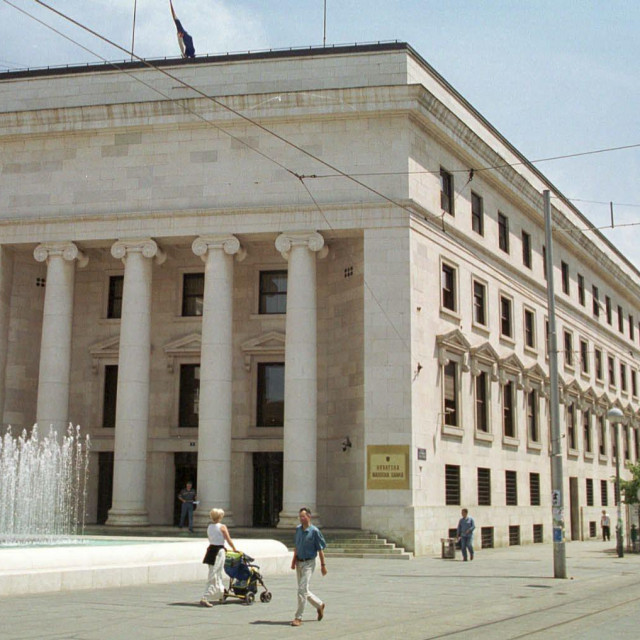 Zgrada HNB-a u Zagrebu
