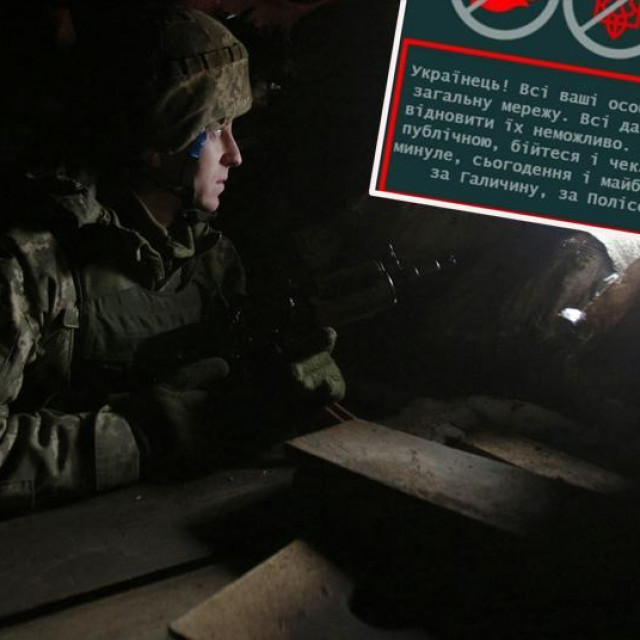 Ukrajinski vojnik u rovu
