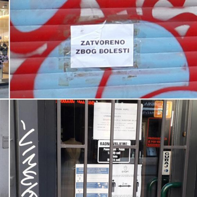 Trgovine zatvorene zbog bolesti
