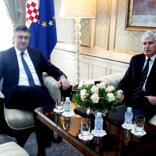 Andrej Plenković i Dragan Čović, arhivska fotografija
