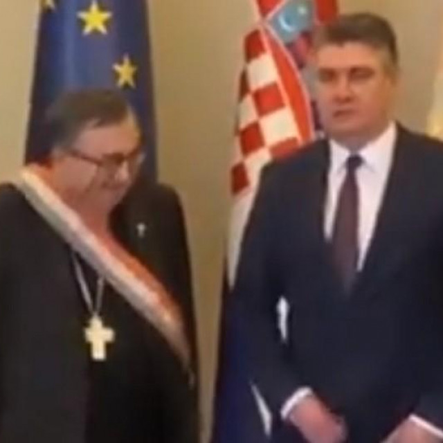 Vinko Puljić i Zoran Milanović
