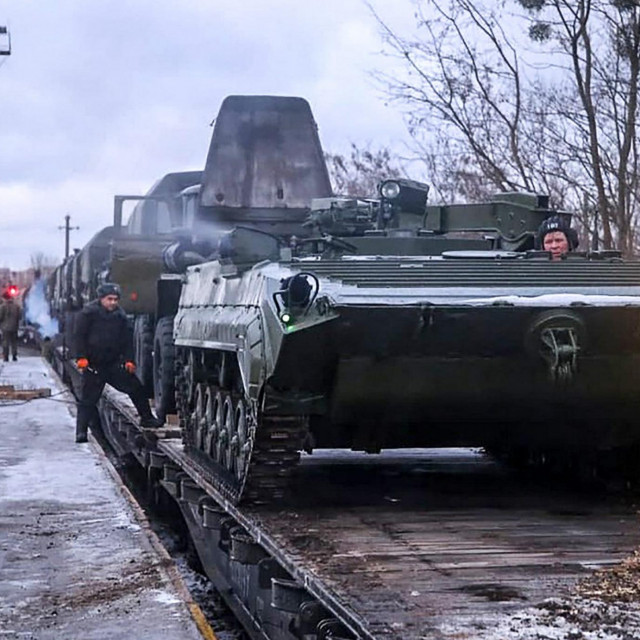 Ruska vojska na putu na vojnu vježbu u Bjelorusiji
