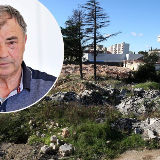 Teren od preko dva hektara u atraktivnom dijelu Zadra na kojem se nalazila bivša tvornica Bagat i Roko Brala (u krugu)
