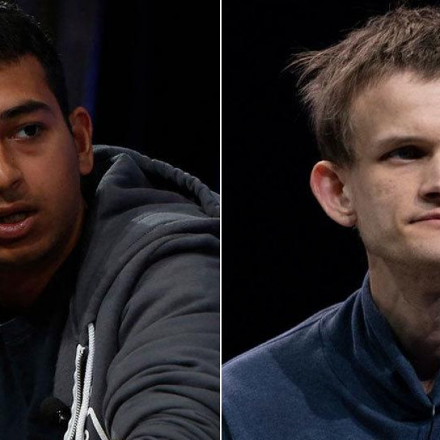 Sahil Lavingia i Vitalik Buterin
