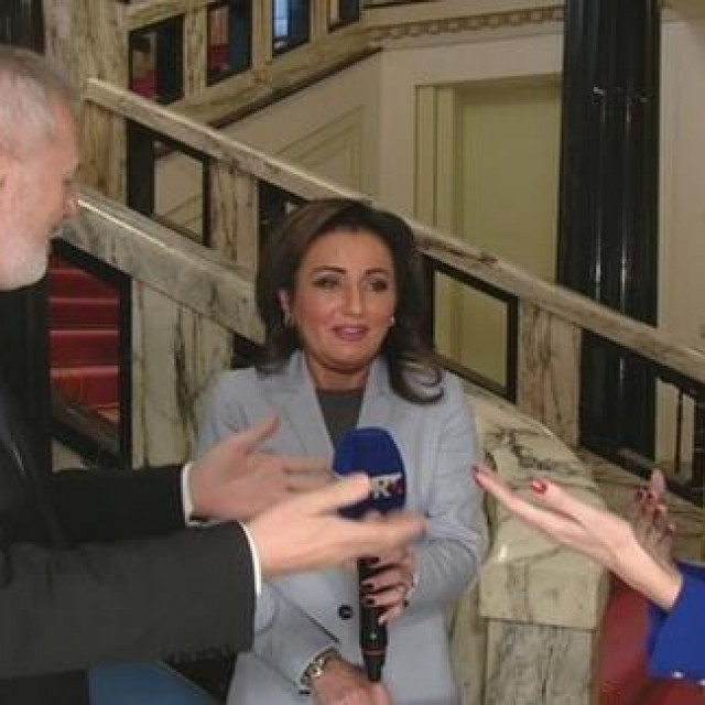 Ante Sanader i Sabina Glasovac
