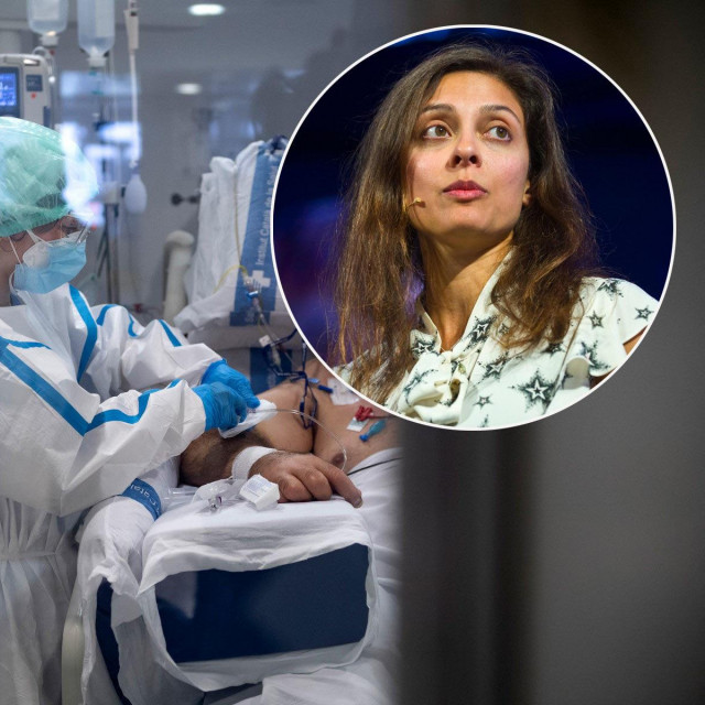 Devi Sridhar (u krugu)
