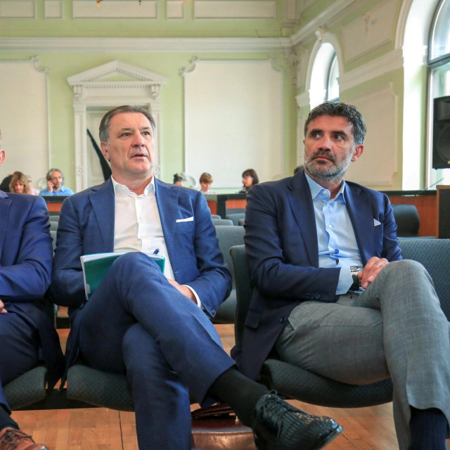 Milan Pernar, Zdravko Mamić i Zoran Mamić

