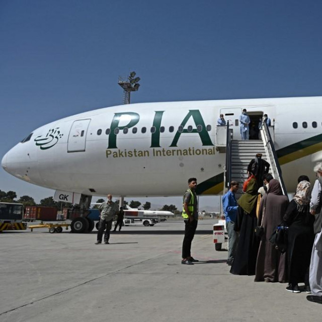 Zrakoplov Pakistan International Airlinesa; ilustracija
