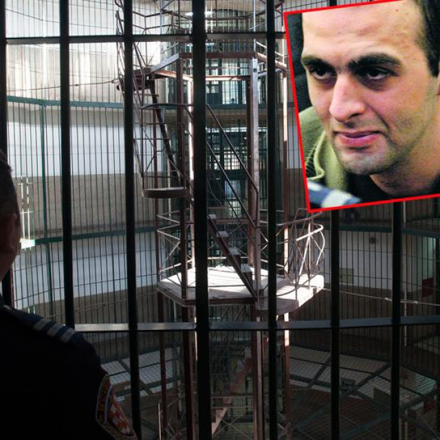 Kaznionica u Lepoglavi, Amir Mafalani (lijevo) i Armend Musliu (desno)
