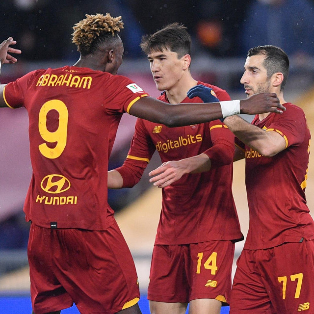 Slavlje nogometaša Rome
