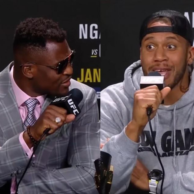 Francis Ngannou i Ciryl Gane