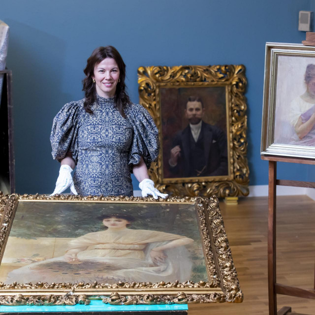 Petra Vugrinec uz sliku Mlada Patricijka
