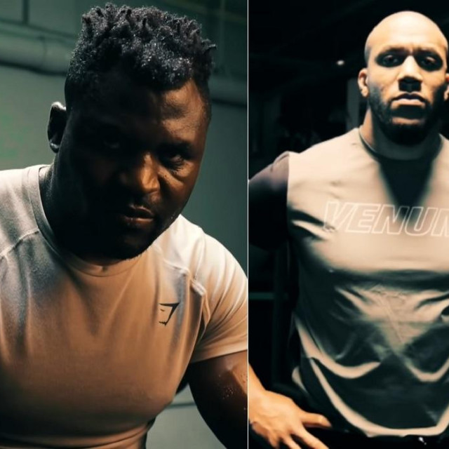 Francis Ngannou i Ciryl Gane
