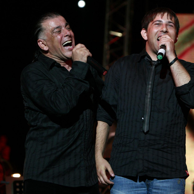 Aki i Kristijan Rahimovski na zajedničkom nastupu 2008. godine
