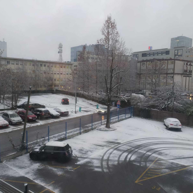 Snijeg u Zagrebu

