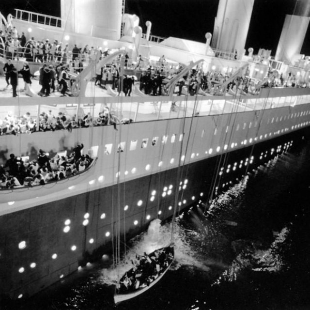 Ilustracija/prizor iz filma Titanic
