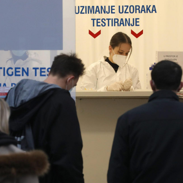 Covid-19 Centar, brzi antigenski test u Praškoj 10 u Zagrebu
