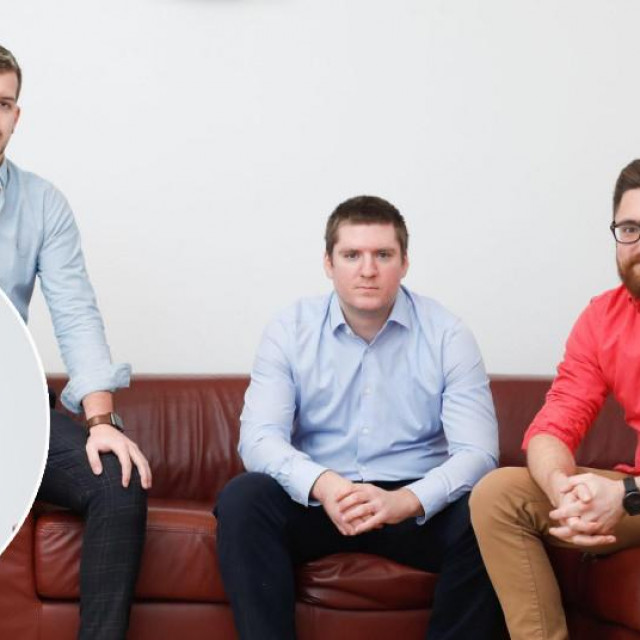 Karlo Mamić, Saša Janičijević i Goran Bušelić osnivači Codemapa, Mate Rimac
