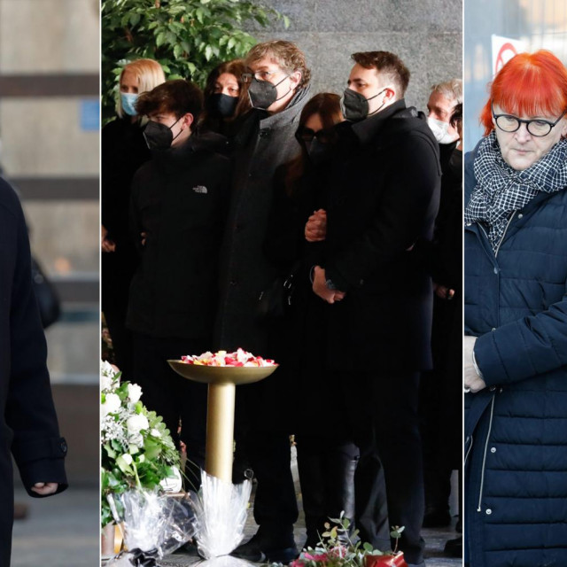 Ivo Josipović, ožalošćena obitelj, Rada Borić, Sandra Benčić
