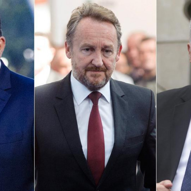 Milorad Dodik; Bakir Izetbegović; Dragan Čović
