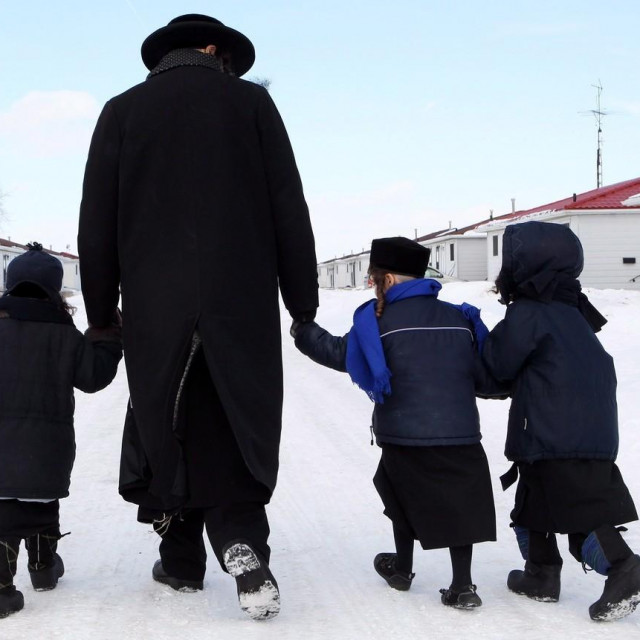 Pripadnici ultra-ortodoksne židovske sekte Lev Tahor
