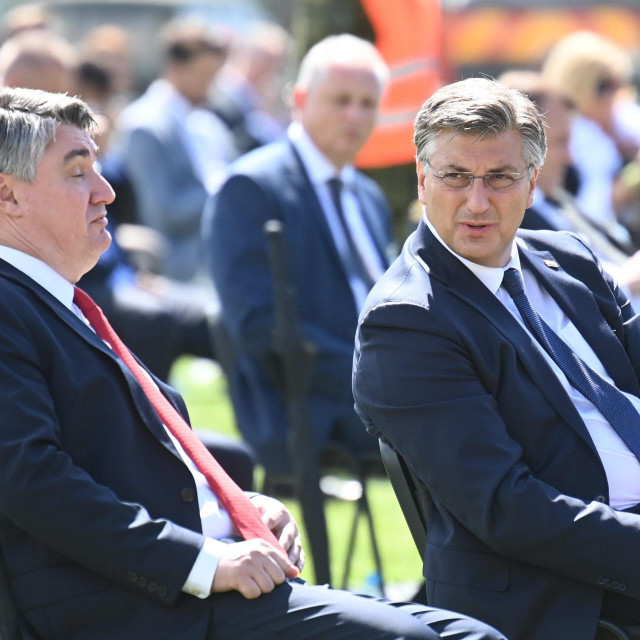 Zoran Milanović i Andrej Plenković
