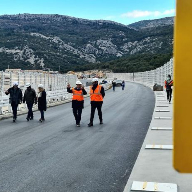 Testiranje opterećenja na Pelješkom mostu
