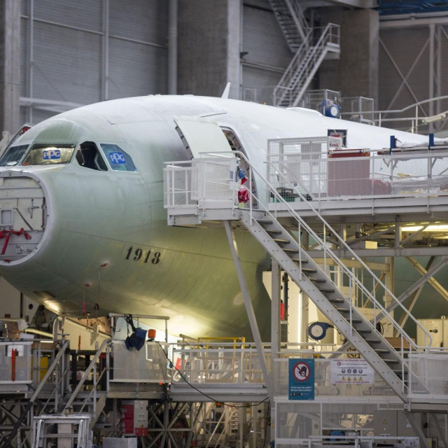 Tvornica u kojoj se proizvodi Airbus, ilustracija

