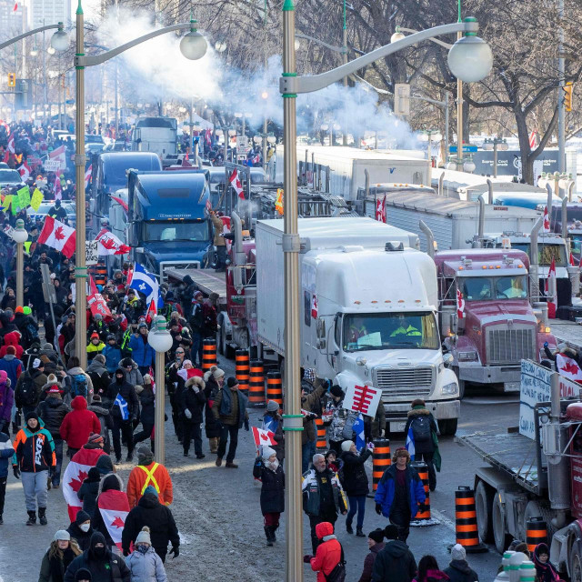 Prosvjed vozača kamiona u Ottawi
