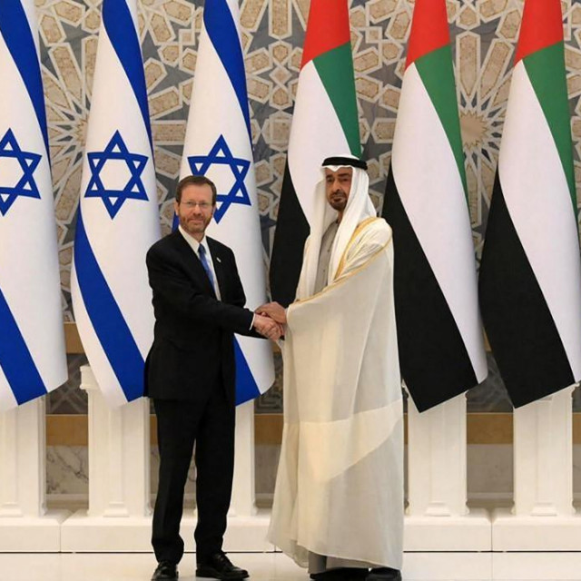 Isaac Herzog i šeik Mohamed bin Zajed Al Najan
