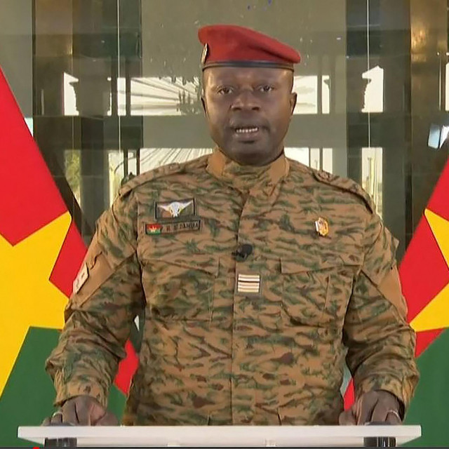  Paul-Henri Sandaogo Damiba, šef vojne hunte u Burkini Faso
