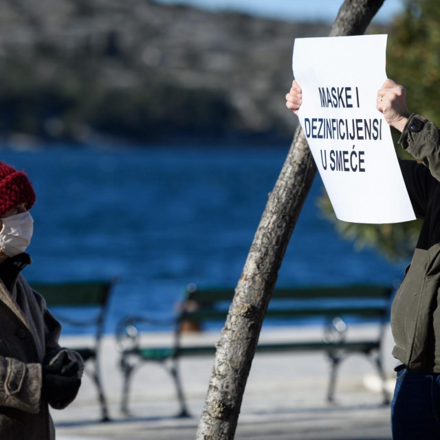 Prosvjed u Šibeniku
