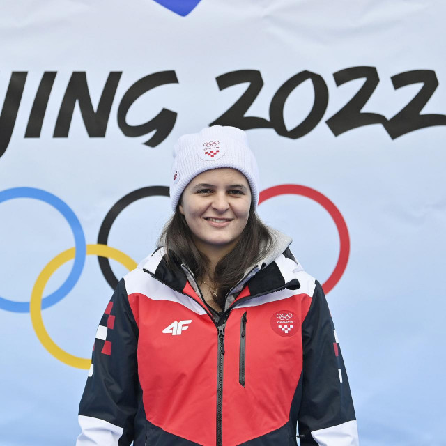 Zrinka Ljutić je dobila čast nositi hrvatsku zastavu na Zoi uPekingu
