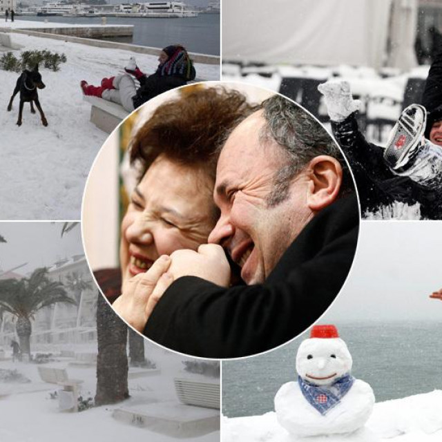 Snježno nevrijeme u Splitu
