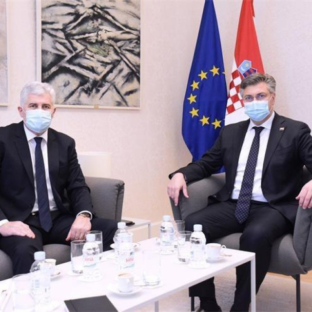 Dragan Čović i Andrej Plenković
