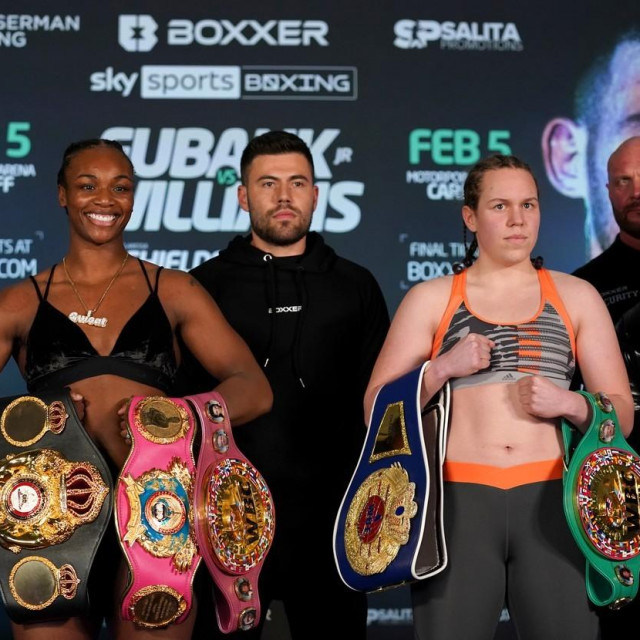 Claressa Shields i Ema Kozin 
