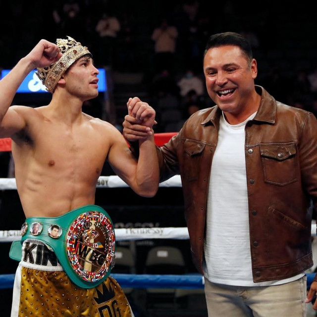Ryan Garcia i Oscar De La Hoya 
