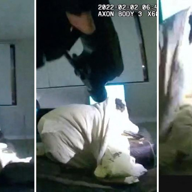 Snimka policijske racije u domu Amira Lockea
