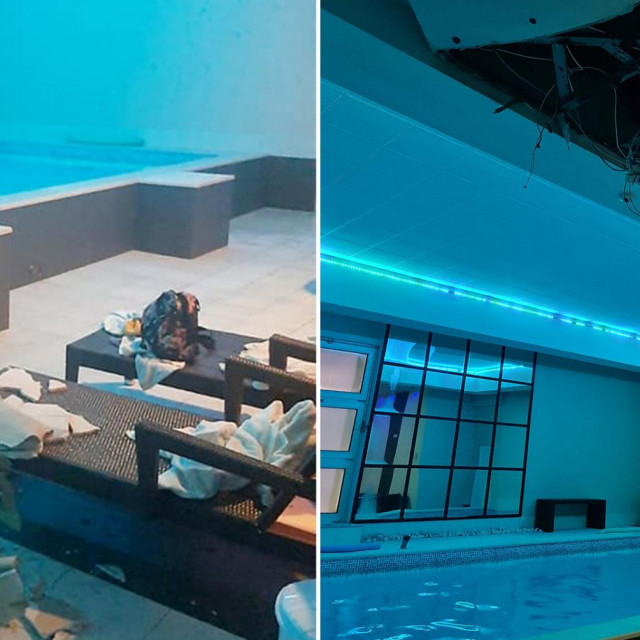 Urušeni strop u hotelu u Čitluku
