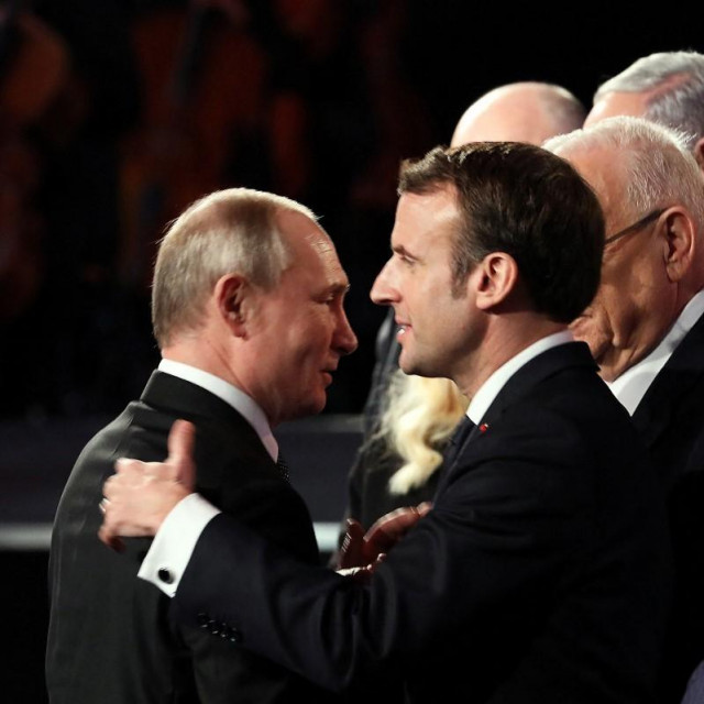 Vladimir Putin i Emmanuel Macron
