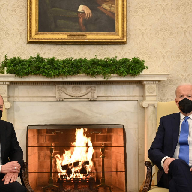 Joe Biden i Olaf Scholz
