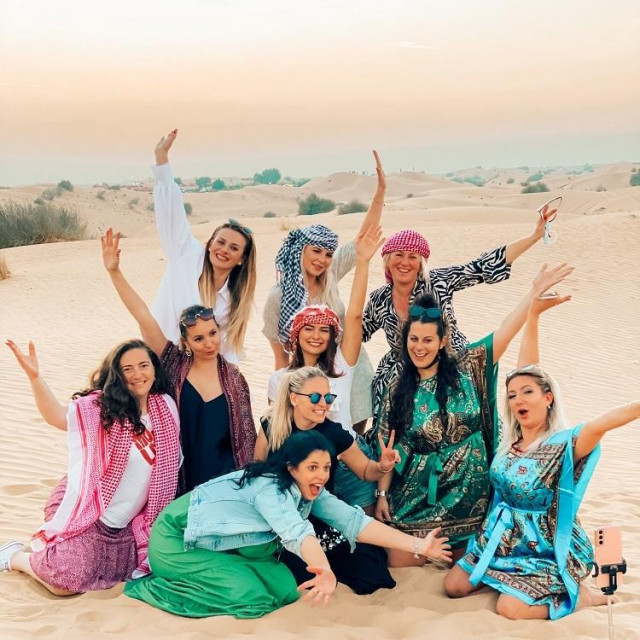 putovanja samo za žene, dubai
