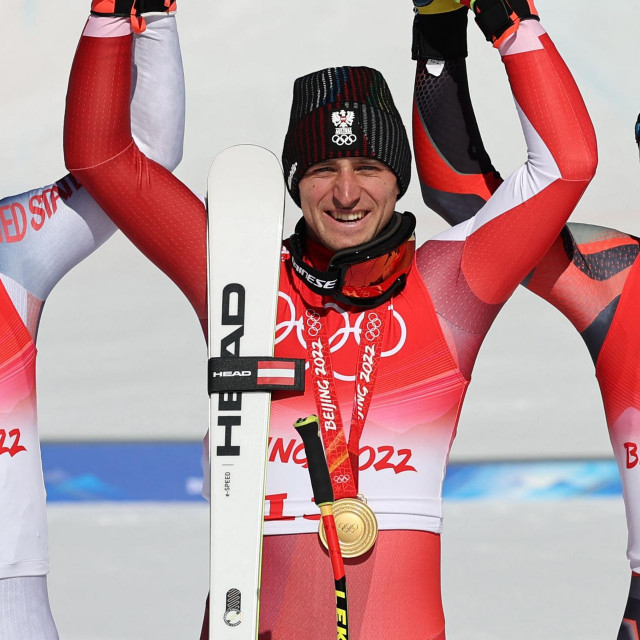 Ryan Cochran-Siegle, Matthias Mayer i Aleksander Aamodt Kilde

