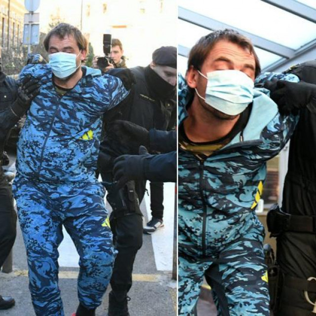 Odvođenje osumnjičenog za ubojstvo u Rijeci
